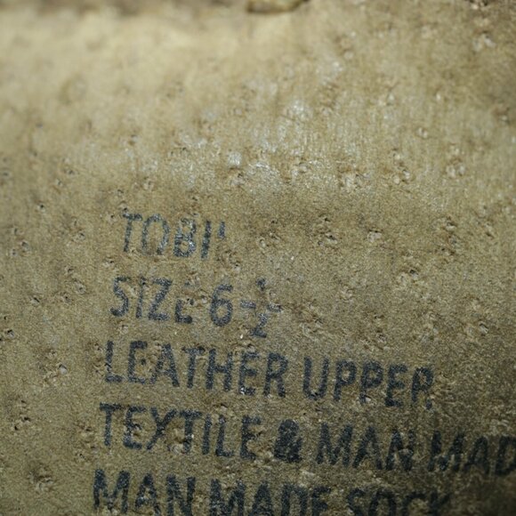 Steve Madden Womens Tobii Boot Size 6.5 Olive Suede Block Heel Bootie Comfy - Picture 11 of 13